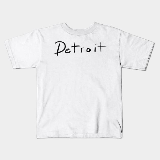 Detroit Kids T-Shirt by Raimondi